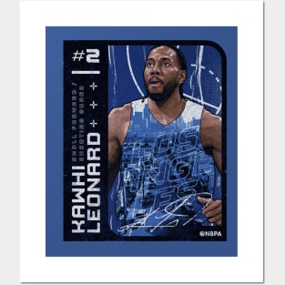 Kawhi Leonard Los Angeles C Card Posters and Art